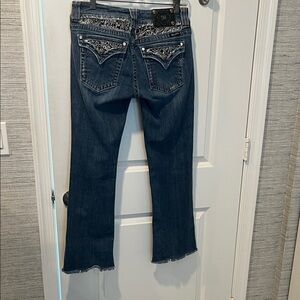 Miss Me Embellished Blue Jeans